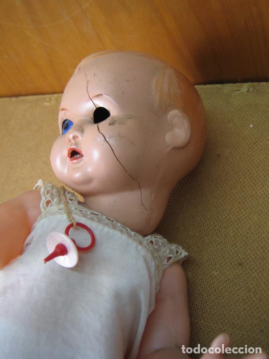 Mu&ntilde;ecas composici&oacute;n: Antiguo mu&ntilde;eco cabeza de vinilo y plastico. M 37 cm - Foto 7