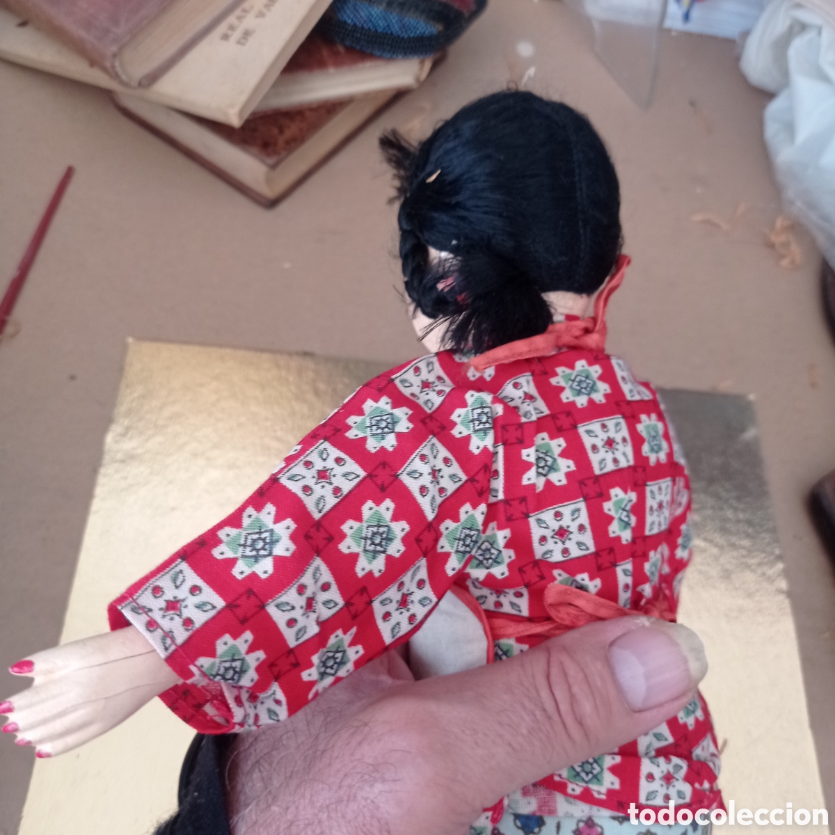 Mu&ntilde;ecas composici&oacute;n: ANTIGUA MU&Ntilde;ECA CHINESE DOLL 1950/60 - Foto 5