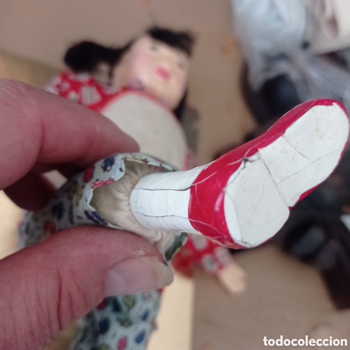 Mu&ntilde;ecas composici&oacute;n: ANTIGUA MU&Ntilde;ECA CHINESE DOLL 1950/60 - Foto 7