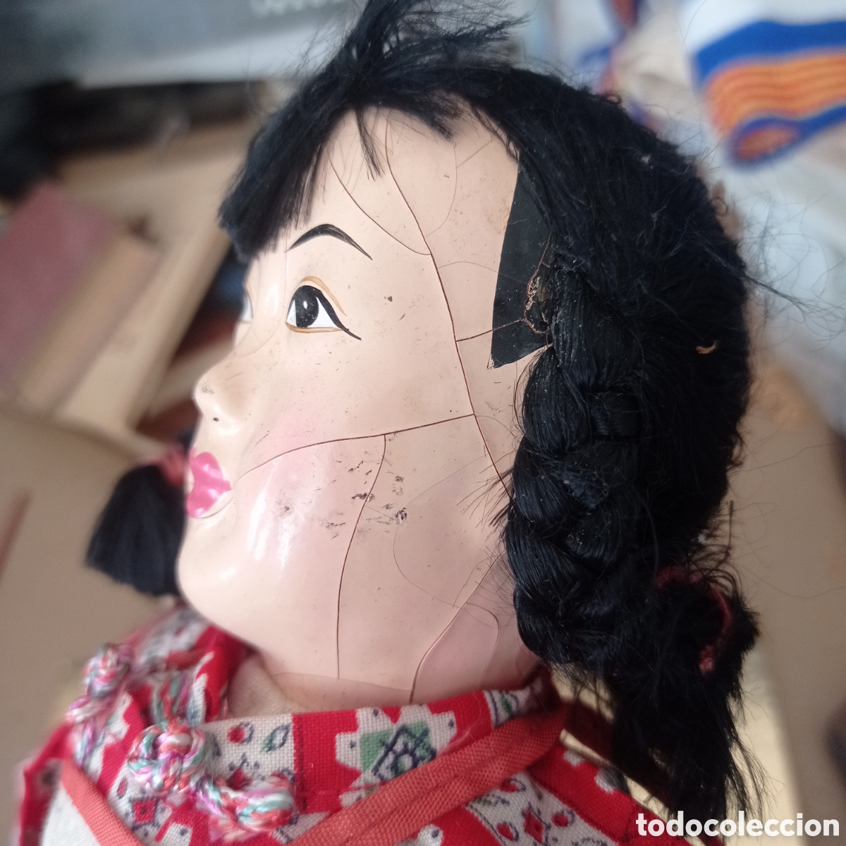 Mu&ntilde;ecas composici&oacute;n: ANTIGUA MU&Ntilde;ECA CHINESE DOLL 1950/60 - Foto 9