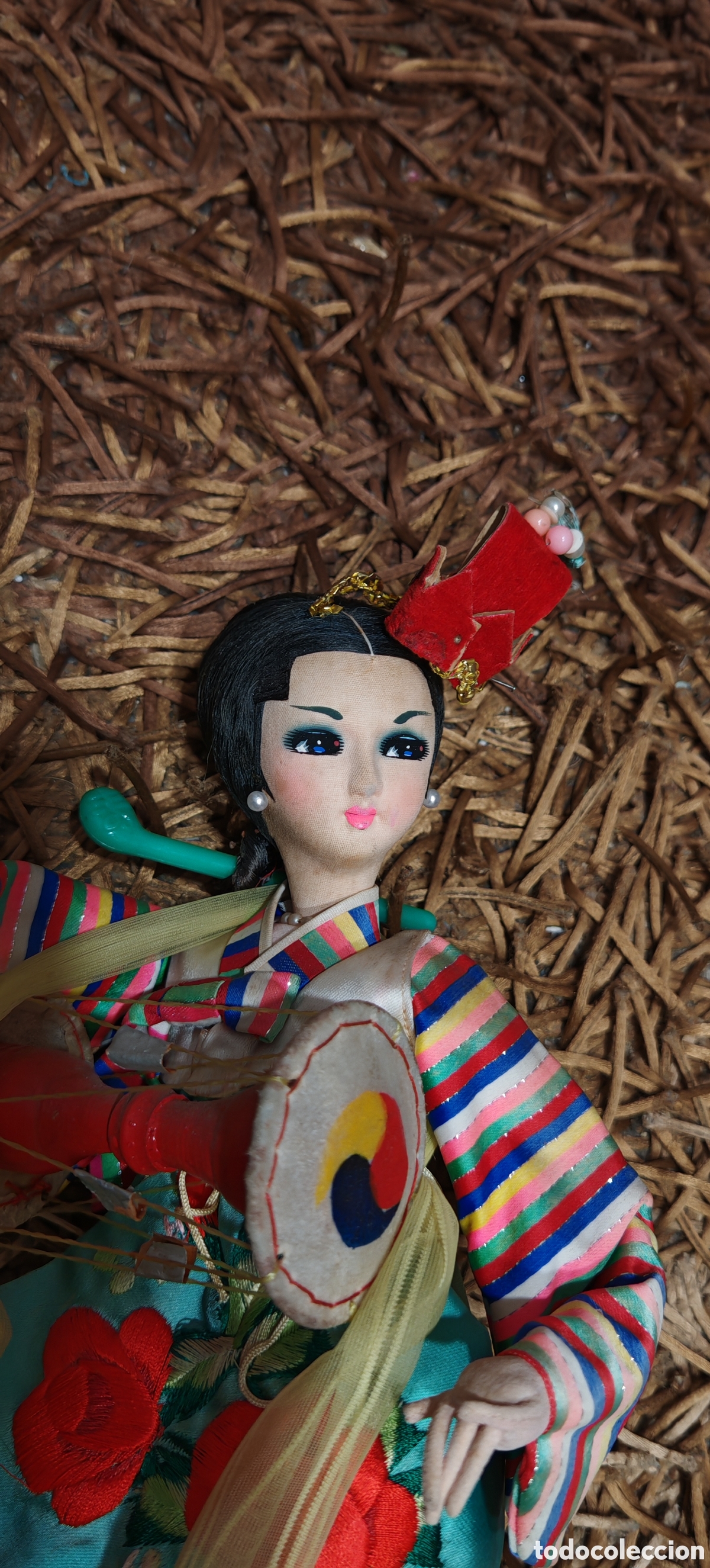 Mu&ntilde;ecas composici&oacute;n: MU&Ntilde;ECA GEHISA EN SEDA DE 36 ctm - Foto 3