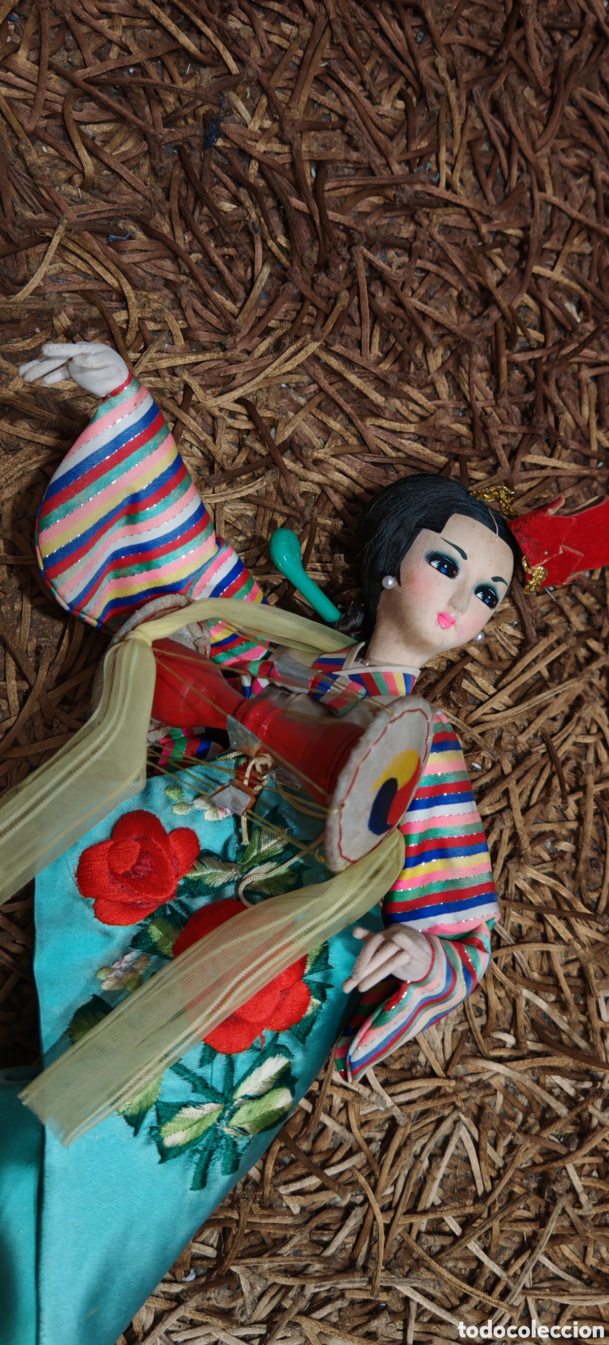 Mu&ntilde;ecas composici&oacute;n: MU&Ntilde;ECA GEHISA EN SEDA DE 36 ctm - Foto 4