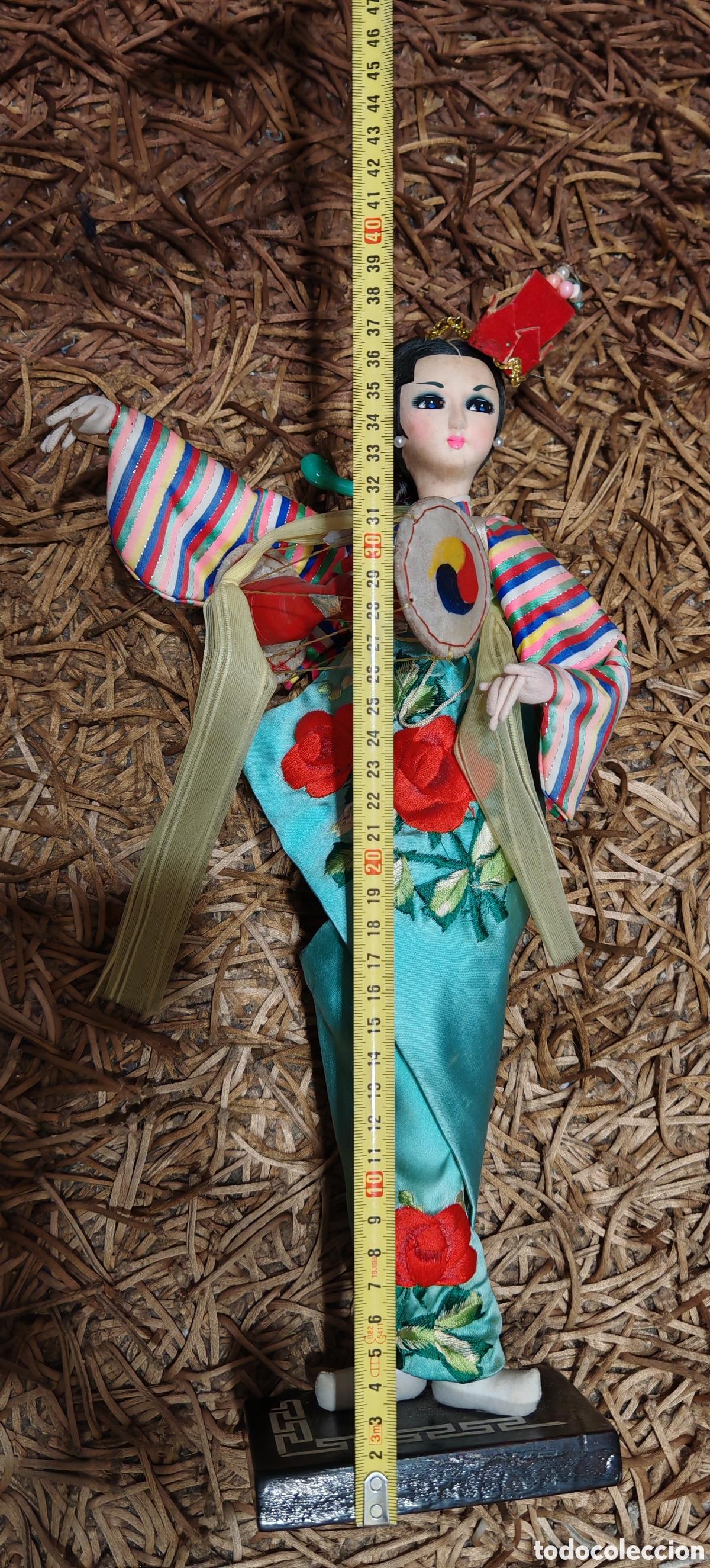 Mu&ntilde;ecas composici&oacute;n: MU&Ntilde;ECA GEHISA EN SEDA DE 36 ctm - Foto 6