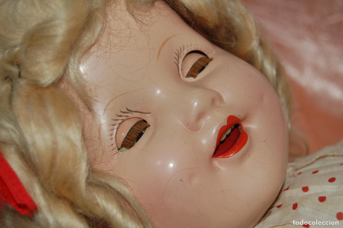Mu&ntilde;ecas composici&oacute;n: mu&ntilde;eca shirley temple a&ntilde;os 30 - Foto 5