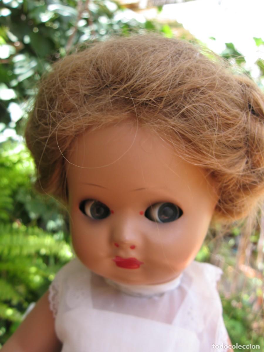 Mu&ntilde;ecas Composici&oacute;n: 1940 Mu&ntilde;eca Antigua Cart&oacute;n piedra 40 cm. Escucho ofertas.