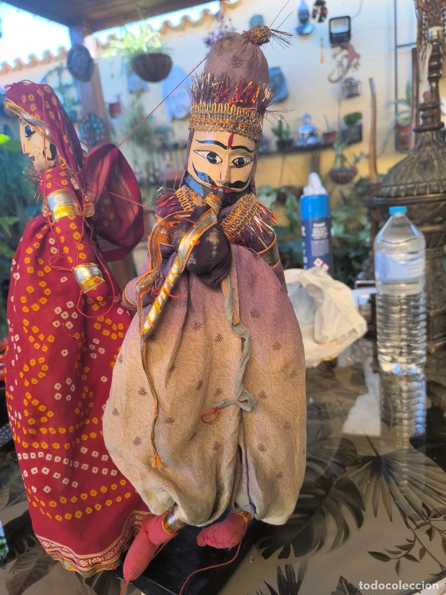 Mu&ntilde;ecas composici&oacute;n: Pareja de Mu&ntilde;ecos Decorativos Indios Artesanales &ndash; 50 cm