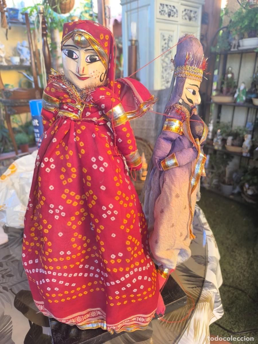 Mu&ntilde;ecas composici&oacute;n: Pareja de Mu&ntilde;ecos Decorativos Indios Artesanales &ndash; 50 cm - Foto 5