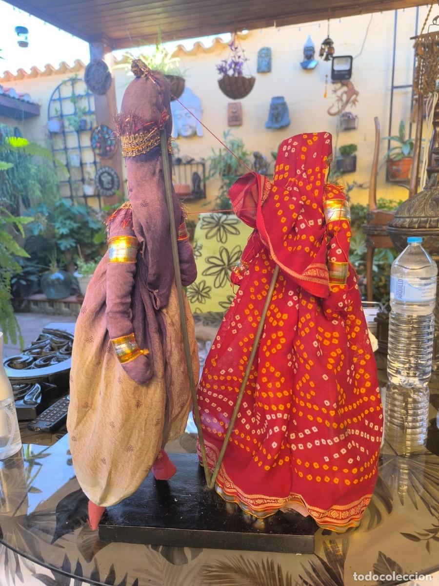 Mu&ntilde;ecas composici&oacute;n: Pareja de Mu&ntilde;ecos Decorativos Indios Artesanales &ndash; 50 cm - Foto 9