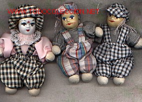 Mu&ntilde;ecas espa&ntilde;olas modernas: mf -LOTE TRES MU&Ntilde;ECOS DE PASTA - Foto 1