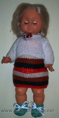 Mu&ntilde;ecas espa&ntilde;olas modernas: Marca: JESMAR - Medidas: 42 cm. (aprox.) de goma y plastico duro - Foto 3