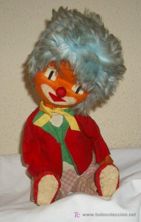 Mu&ntilde;ecas espa&ntilde;olas modernas: PAYASO DE FIELTRO,A&Ntilde;OS 60 - Foto 1