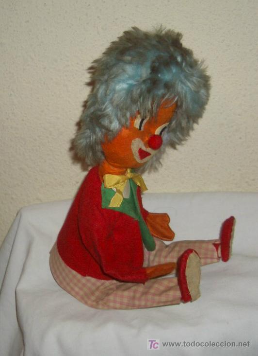 Mu&ntilde;ecas espa&ntilde;olas modernas: PAYASO DE FIELTRO,A&Ntilde;OS 60 - Foto 2