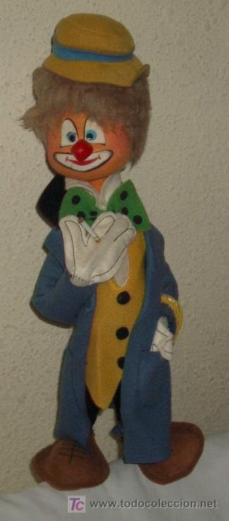 Mu&ntilde;ecas espa&ntilde;olas modernas: PAYASO DE FIELTRO,A&Ntilde;OS 60 - Foto 1