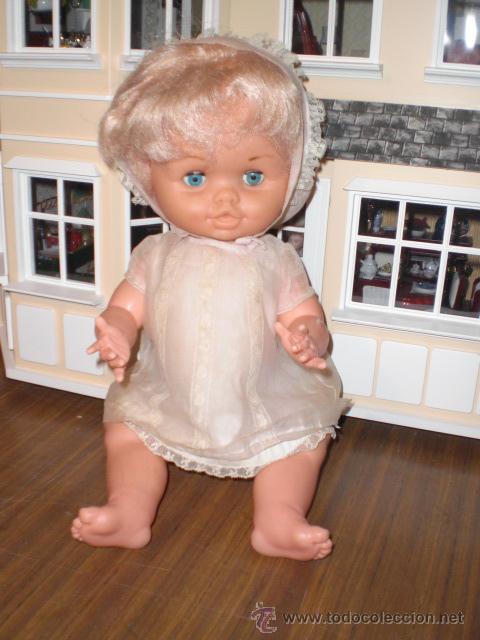 Mu&ntilde;ecas espa&ntilde;olas modernas: PRECIOSA BEBE ANTIGUA DE LOS 60 - Foto 1