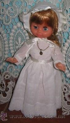 Mu&ntilde;ecas espa&ntilde;olas modernas: MU&Ntilde;ECA DE 1&ordf; COMUNI&Oacute;N A&Ntilde;OS 60-70 - Foto 1