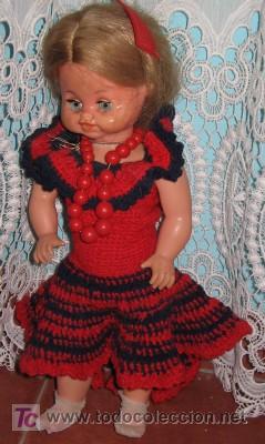 Mu&ntilde;ecas espa&ntilde;olas modernas: MU&Ntilde;ECA A&Ntilde;OS 60-70 - Foto 1