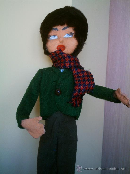 Mu&ntilde;ecas espa&ntilde;olas modernas: MU&Ntilde;ECO DE FIELTRO ANTIGUO - Foto 2
