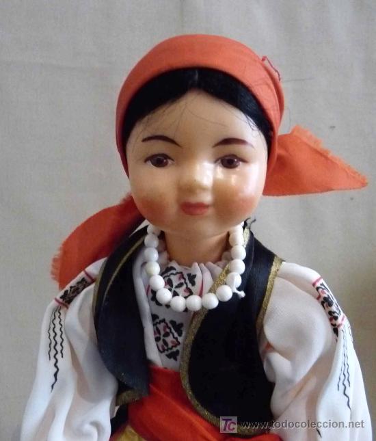 Mu&ntilde;ecas espa&ntilde;olas modernas: MU&Ntilde;ECA, PLASTICO, VESTIDA DE IBICENCA, CON COLLAR, 27CM, - Foto 2