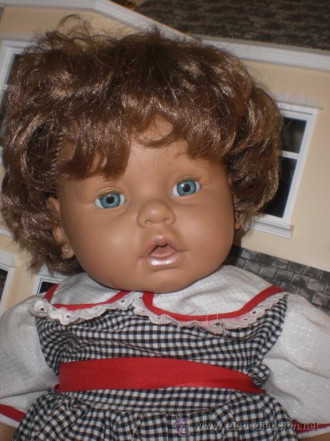Mu&ntilde;ecas espa&ntilde;olas modernas: GRAN MU&Ntilde;ECA BEBE MULATITA - Foto 1
