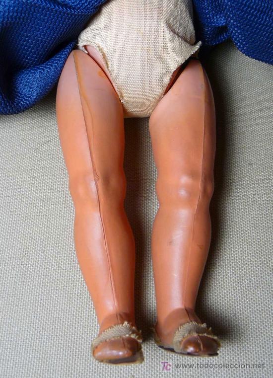 Mu&ntilde;ecas espa&ntilde;olas modernas: RARA MU&Ntilde;ECA, PLASTICO RIGIDO 1950s - Foto 6