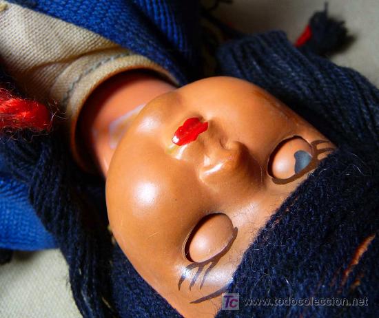 Mu&ntilde;ecas espa&ntilde;olas modernas: RARA MU&Ntilde;ECA, PLASTICO RIGIDO 1950s - Foto 5