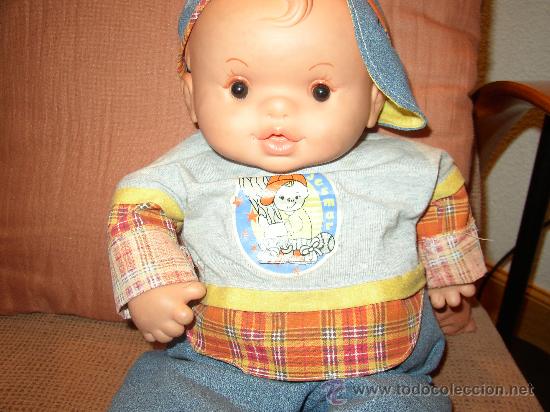 Mu&ntilde;ecas espa&ntilde;olas modernas: Mu&ntilde;eco JESMAR  E6 1994. El cieguito, unos 50 cms. - Foto 3