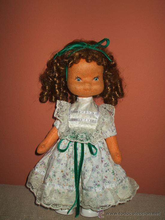 Mu&ntilde;ecas espa&ntilde;olas modernas: Mu&ntilde;eca de Fieltro ,de los a&ntilde;os 60 - Foto 1