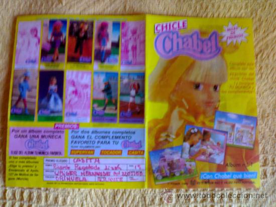 Mu&ntilde;ecas espa&ntilde;olas modernas: cat&aacute;logo de mu&ntilde;eca chabel de feber del a&ntilde;o 1989 - Foto 1