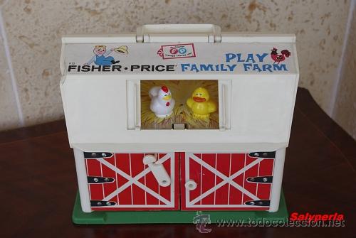 Modern Spanish Dolls: Granja Fisher Price Toys a&ntilde;o 1967 y animales de regalo.