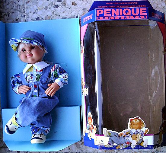 Mu&ntilde;ecas espa&ntilde;olas modernas: MU&Ntilde;ECO PENIQUE POSTURAS DE JESMAR - Foto 1