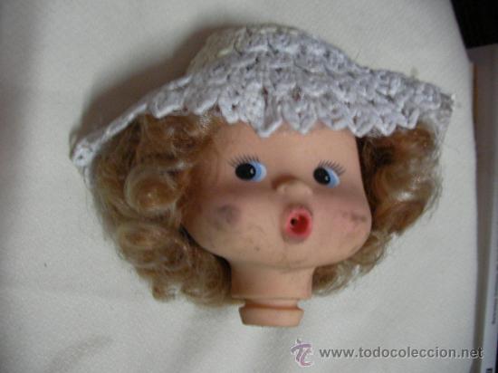 Mu&ntilde;ecas espa&ntilde;olas modernas: ANTIGUA CABEZA DE MU&Ntilde;ECA - Foto 1