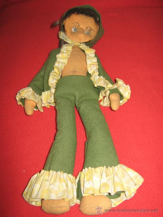 Mu&ntilde;ecas espa&ntilde;olas modernas: MU&Ntilde;ECA DE TRAPO DE LOS A&Ntilde;OS 60 - Foto 1