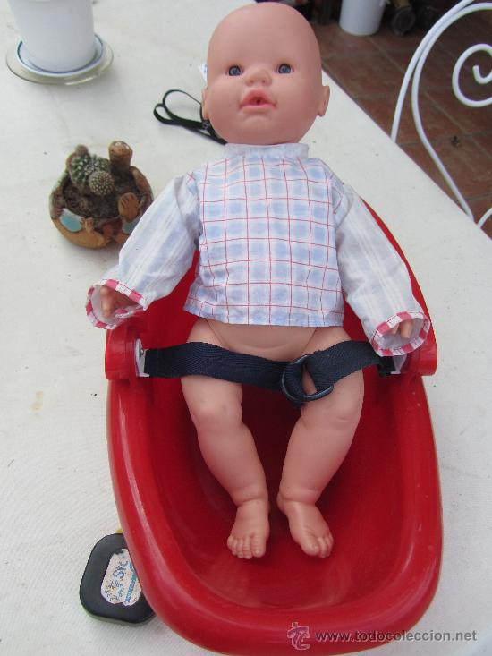 Mu&ntilde;ecas espa&ntilde;olas modernas: MU&Ntilde;ECO ARIAS  SPAIN, 40 cms con portabebe - Foto 1