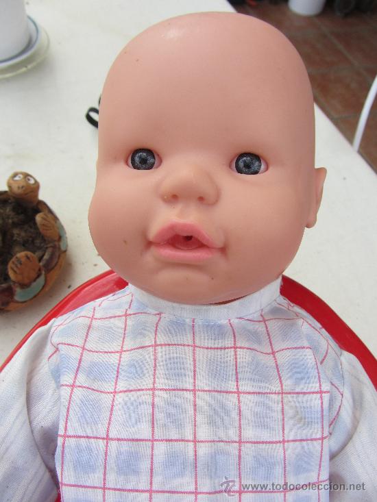 Mu&ntilde;ecas espa&ntilde;olas modernas: MU&Ntilde;ECO ARIAS  SPAIN, 40 cms con portabebe - Foto 2