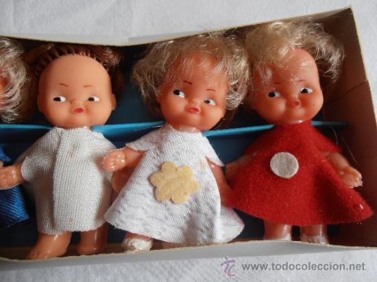 Mu&ntilde;ecas espa&ntilde;olas modernas: CONJUNTO 5 MINI MU&Ntilde;ECAS EN CAJA NUEVAS - Foto 3