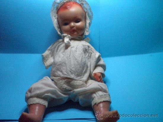 Mu&ntilde;ecas espa&ntilde;olas modernas: ANTIGUA MU&Ntilde;ECA CON VESTIDO DE ENCAJE - Foto 1