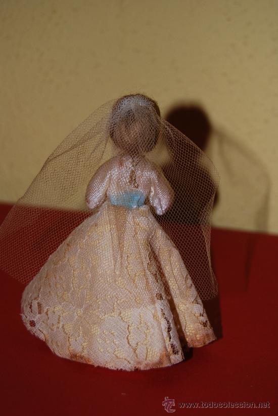 Mu&ntilde;ecas espa&ntilde;olas modernas: MU&Ntilde;ECA DE CELULOIDE VESTIDA DE PRIMERA COMUNI&Oacute;N - A&Ntilde;OS 50-60 - Foto 4