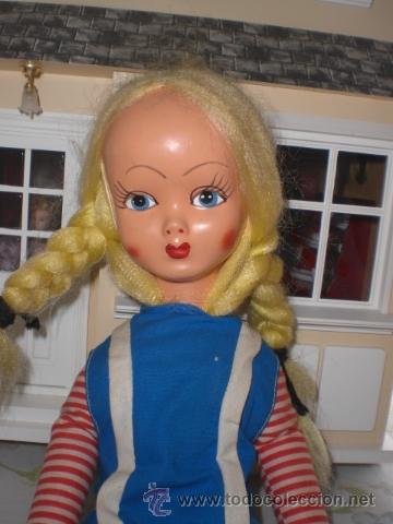 Mu&ntilde;ecas espa&ntilde;olas modernas: CURIOSA MU&Ntilde;ECA TIPO LOOBY LOO DE LOS A&Ntilde;OS 60 - Foto 1