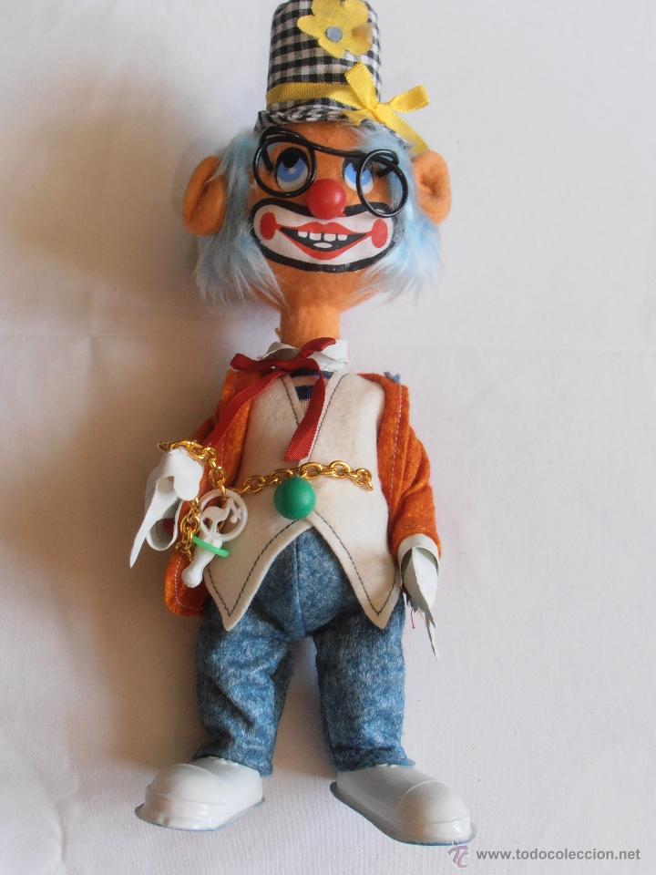 Bonecas Espanholas Modernas: PAYASO DE FIELTRO LAYNA A&Ntilde;OS 60