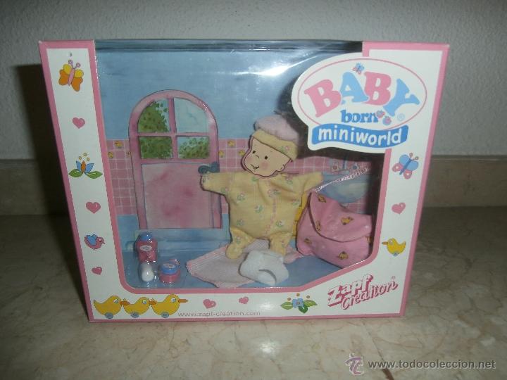 Mu&ntilde;ecas espa&ntilde;olas modernas: ZAPF CREATION - SET DE ROPA Y COMPLEMENTOS PARA BABY BORN MINIWORLD - Foto 2