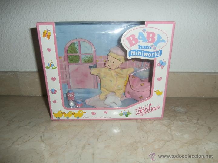 Mu&ntilde;ecas espa&ntilde;olas modernas: ZAPF CREATION - SET DE ROPA Y COMPLEMENTOS PARA BABY BORN MINIWORLD - Foto 11