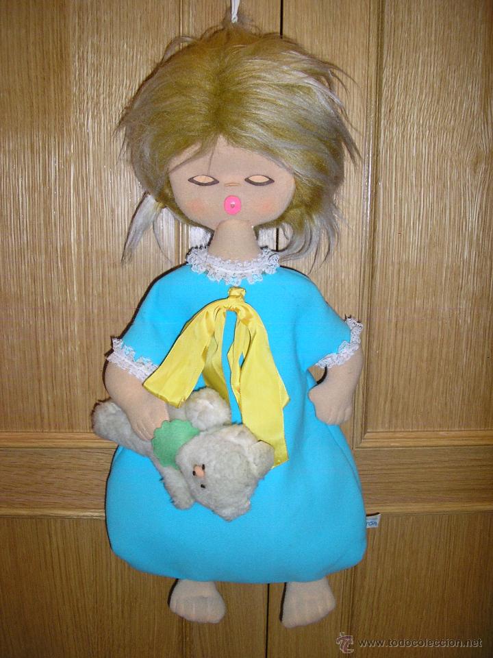 Mu&ntilde;ecas espa&ntilde;olas modernas: MU&Ntilde;ECA DE TRAPO VINTAGE,PARA METER EL CAMIS&Oacute;N - Foto 1