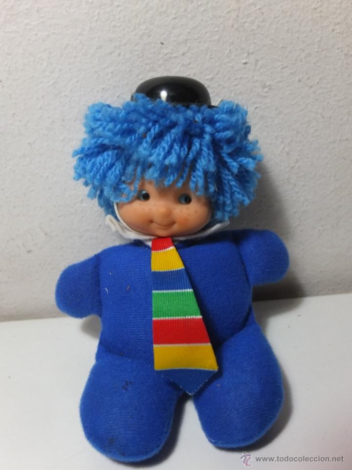 Mu&ntilde;ecas espa&ntilde;olas modernas: mu&ntilde;eca de los 70 o 80 de mu&ntilde;ecas bb pelo azul - Foto 1