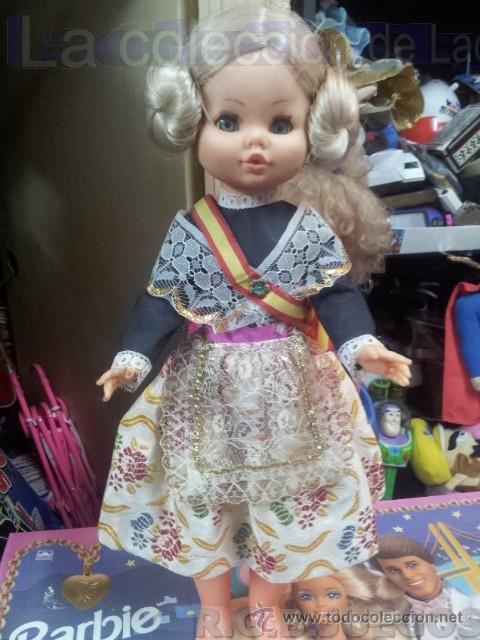 Mu&ntilde;ecas espa&ntilde;olas modernas: MU&Ntilde;ECA SINTRA VESTIDA DE FALLERA - Foto 1