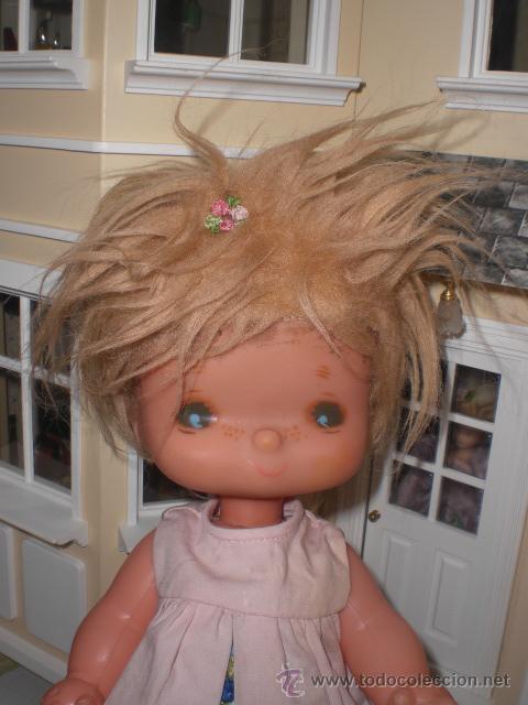 Mu&ntilde;ecas espa&ntilde;olas modernas: MU&Ntilde;ECA CON PELUCA DE PELUCHE - Foto 2