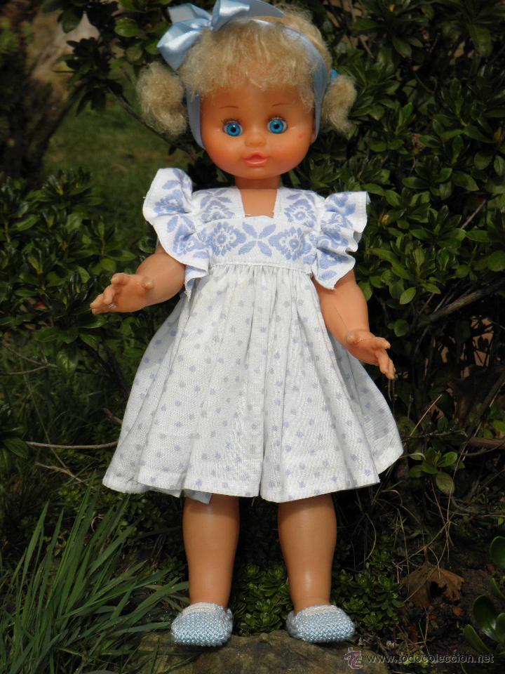 Poup&eacute;es Espagnoles Modernes: Mu&ntilde;eca antigua espa&ntilde;ola de 42 cm