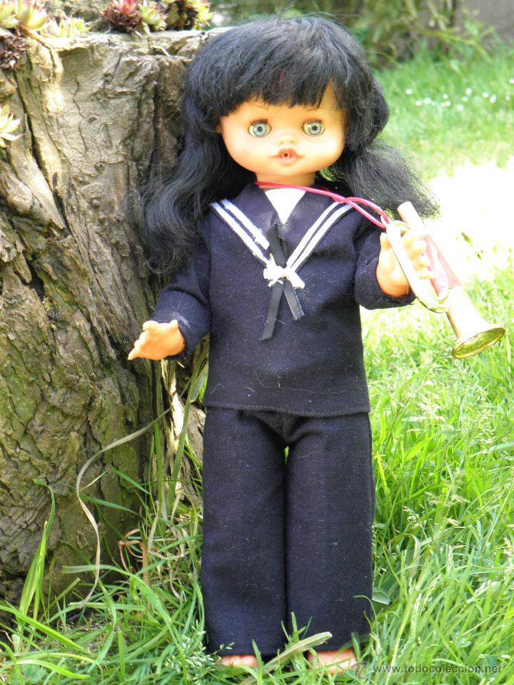 Mu&ntilde;ecas Espa&ntilde;olas Modernas: Mu&ntilde;eca espa&ntilde;ola mili muy antigua de Falca, a&ntilde;os 60