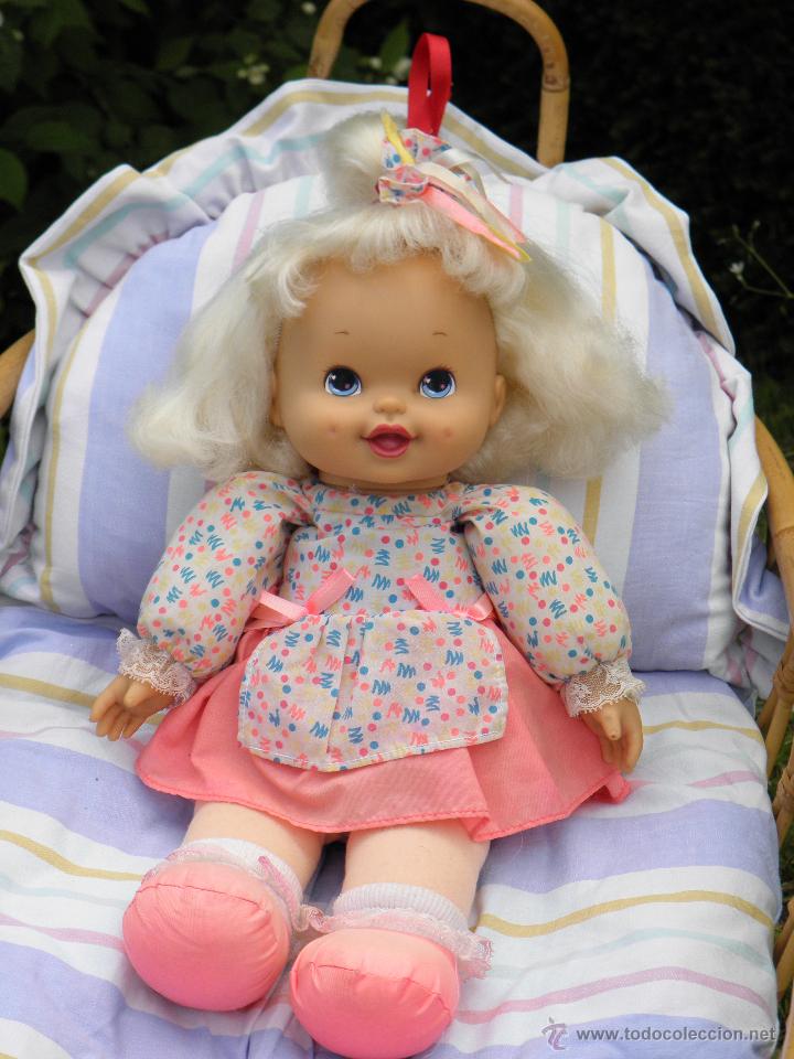 Mu&ntilde;ecas Espa&ntilde;olas Modernas: Antigua mu&ntilde;eca Singing Bouncy Baby de MGA