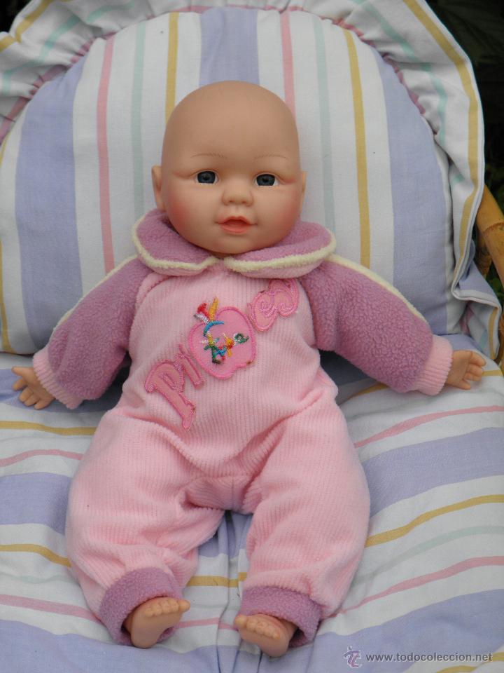 Mu&ntilde;ecas espa&ntilde;olas modernas: Antiguo mu&ntilde;eco beb&eacute; de 37 cm - Foto 1