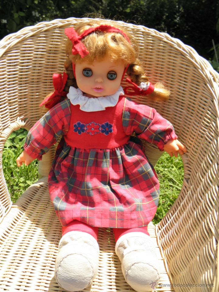 Poup&eacute;es Espagnoles Modernes: Mu&ntilde;eca antigua de 50 cm, versi&oacute;n espa&ntilde;ola de la Arabella de Furga